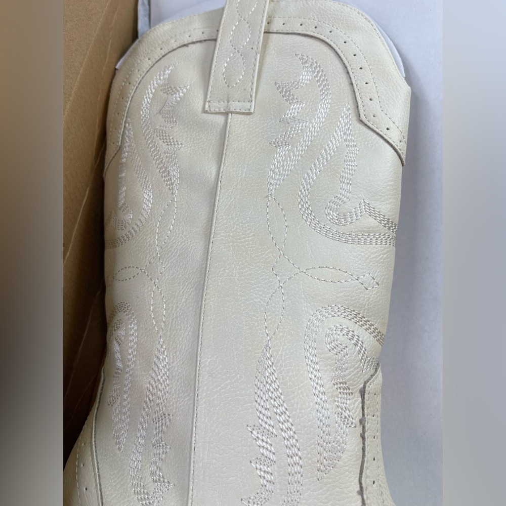 Sugar Western Boots Size 9 Cream NWB - Picture 7 of 11